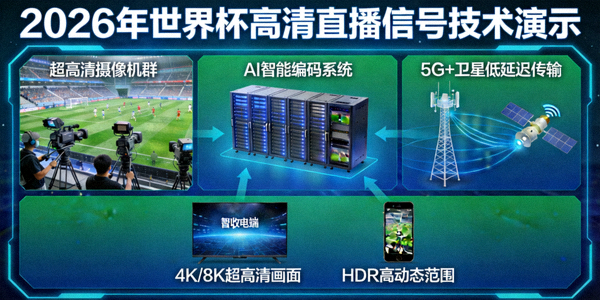 2026年世界杯高清直播信号技术演示